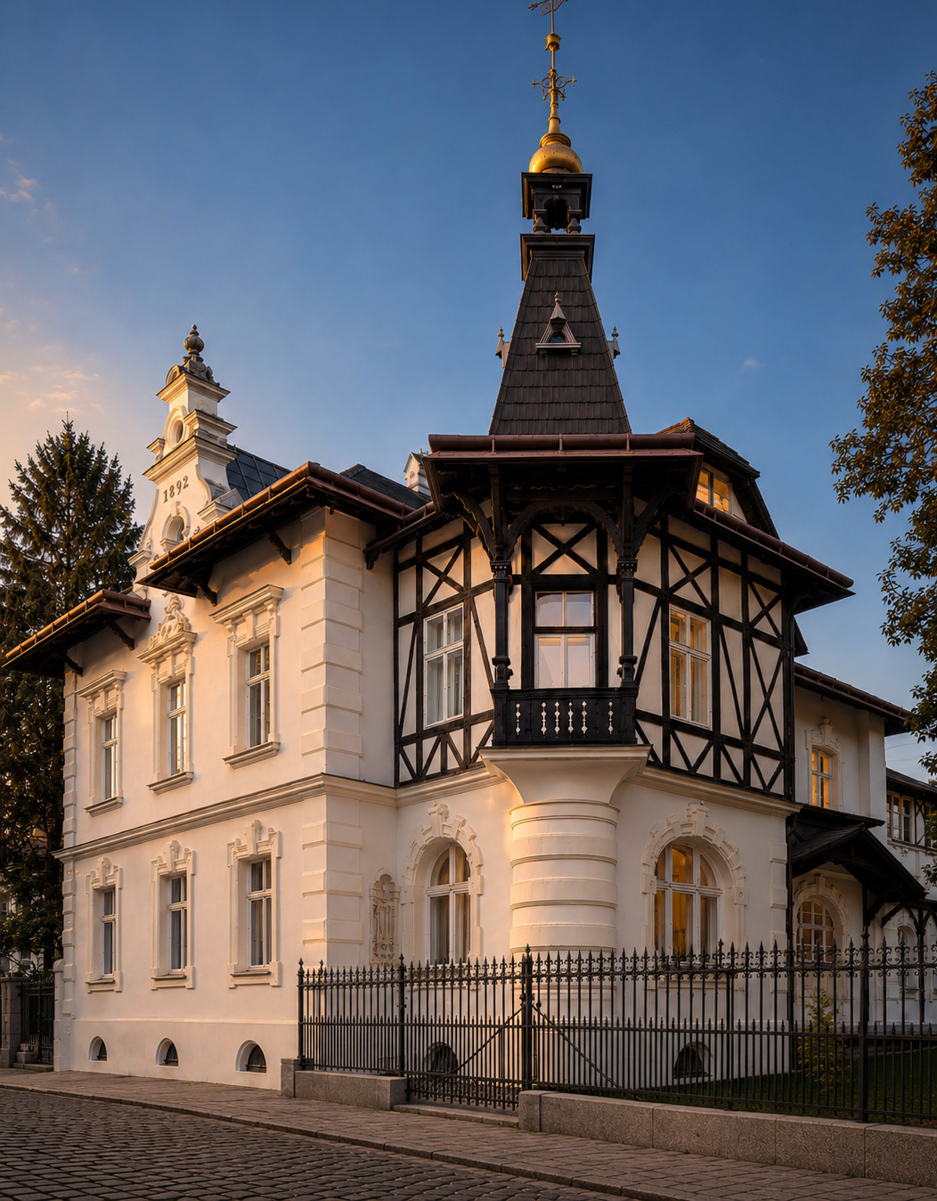 Turm der Villa